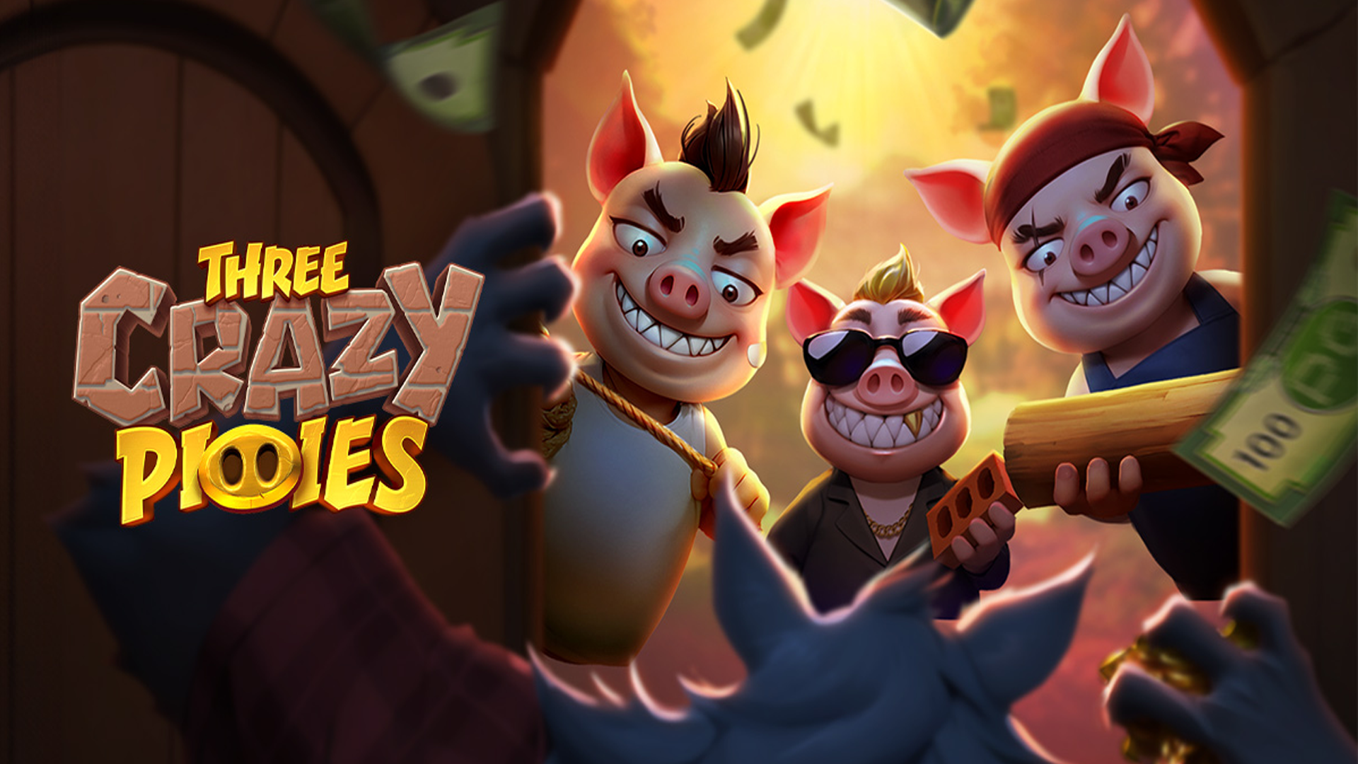 Three Crazy Piggies