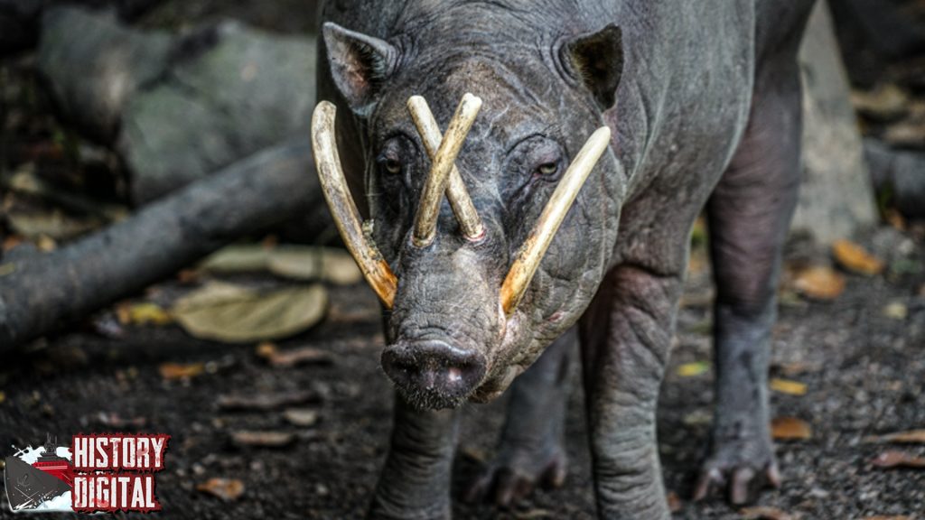 Babi Rusa, Si Taring Melengkung Hewan Purba Penuh Keunikan!