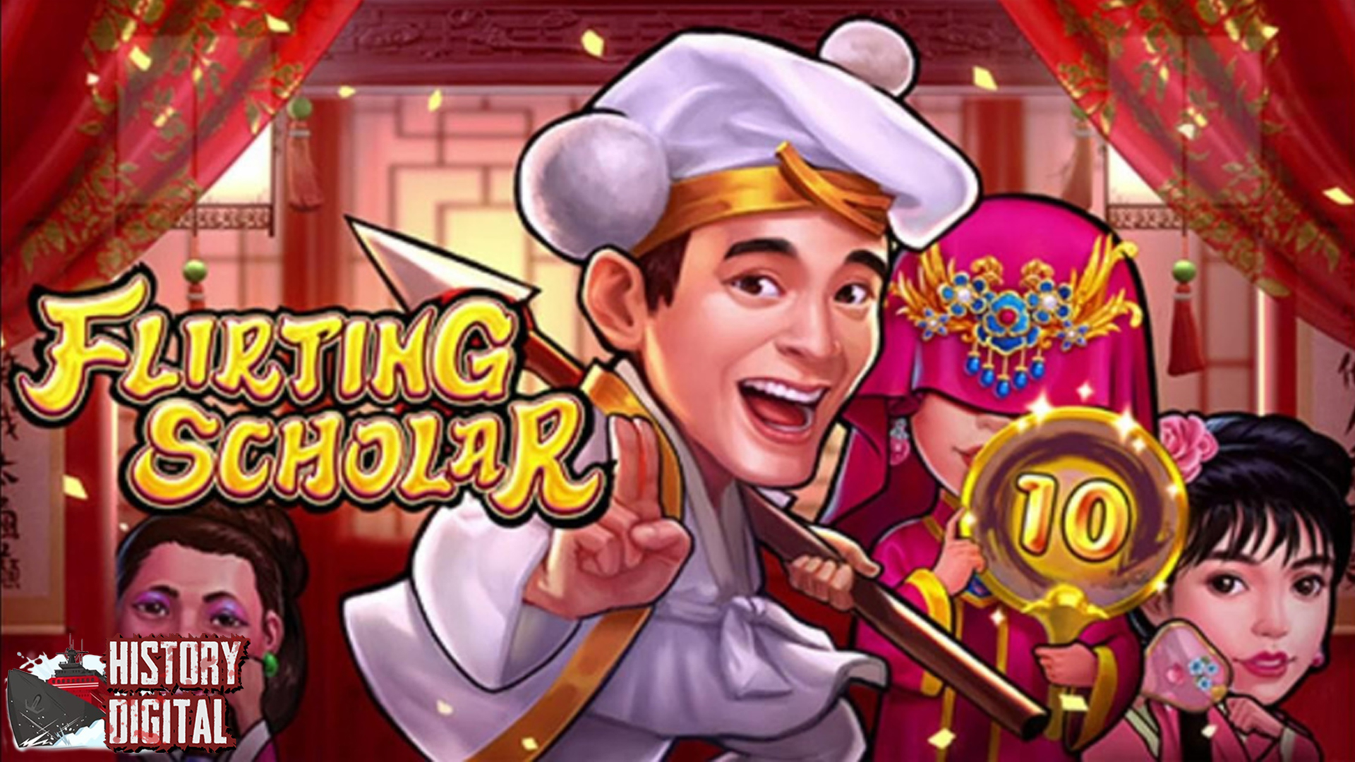 Cinta Segitiga yang Menguntungkan: Mainkan Slot Flirting Scholar!
