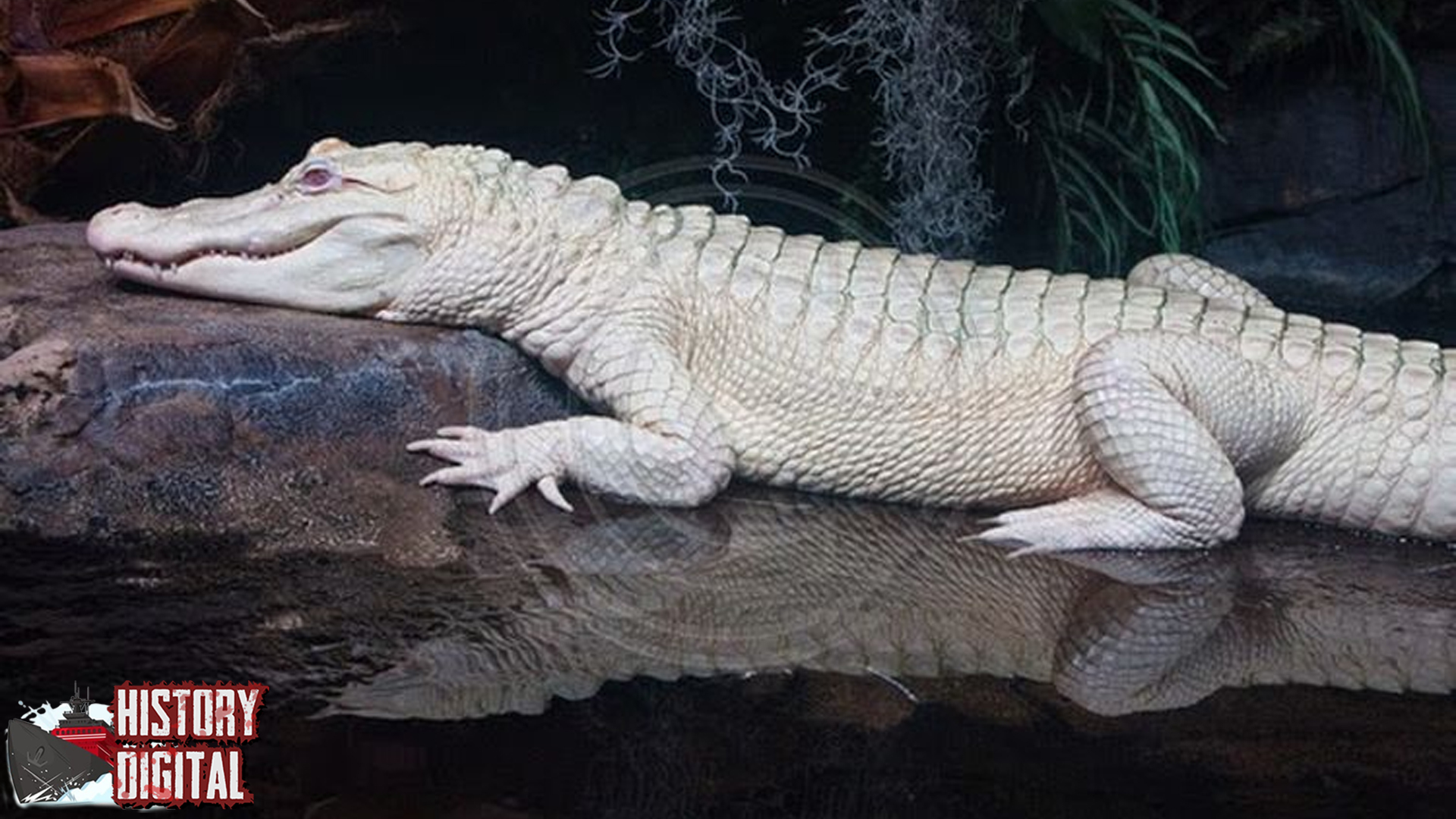 Buaya Putih: Legenda Kekuatan Langka di Balik Reptil Bersejarah!