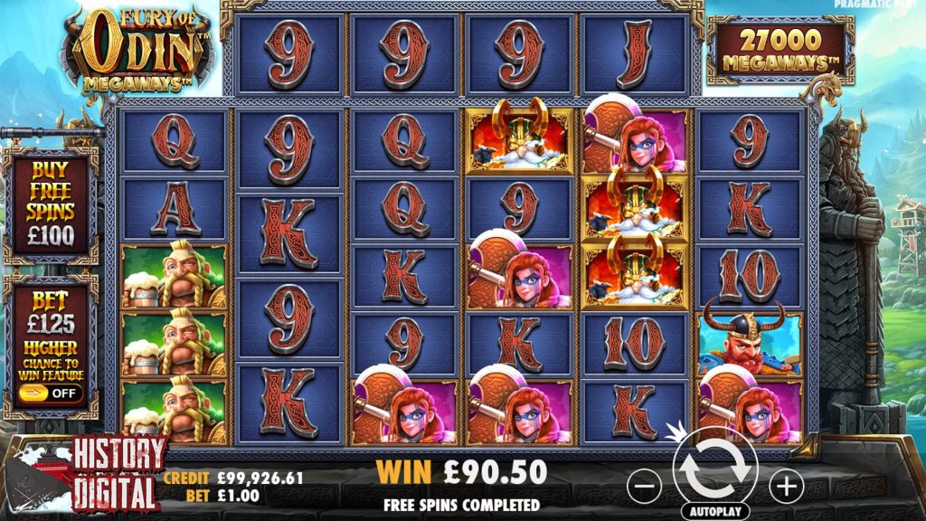 Ekspedisi ke Valhalla Mencari Emas di Slot Fury of Odin Megaways