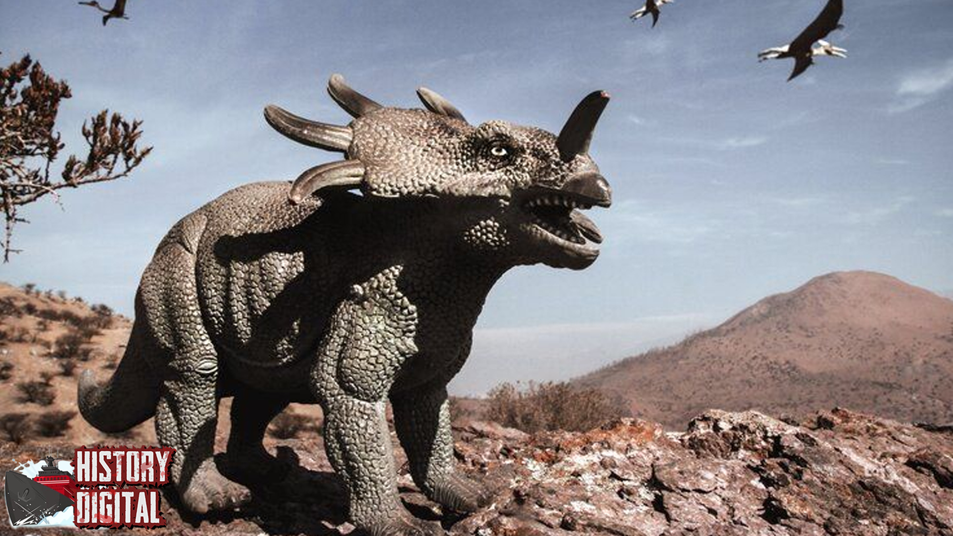 Triceratops: Sang Petarung Purba dengan Tanduk Mematikan!