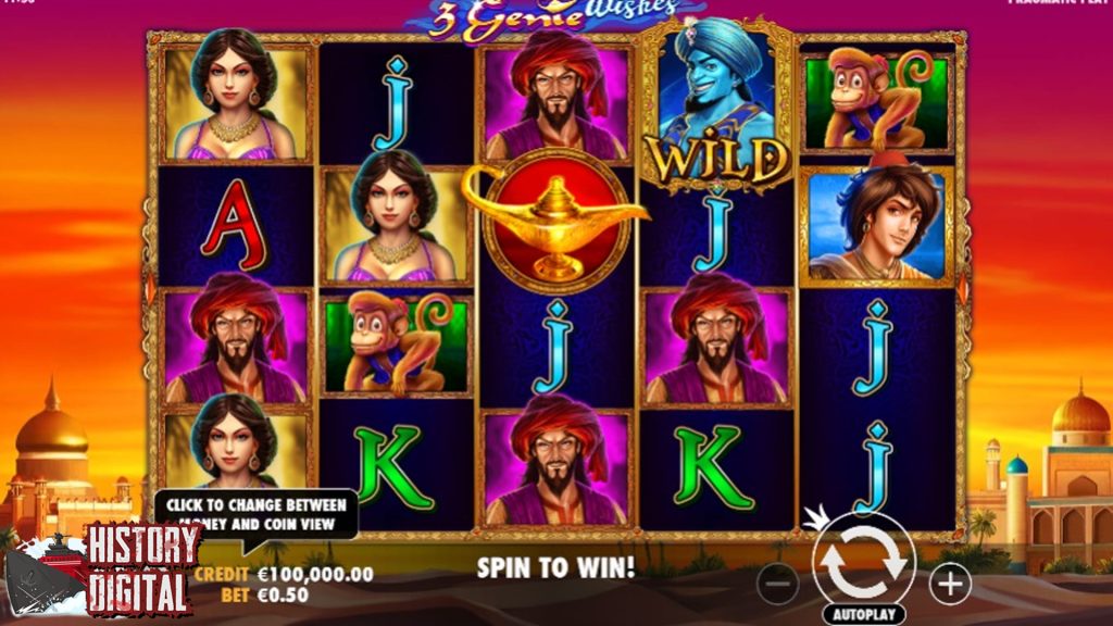 3 Genie Wishes Bawa Kejutan Seru di Agen Slot Online!