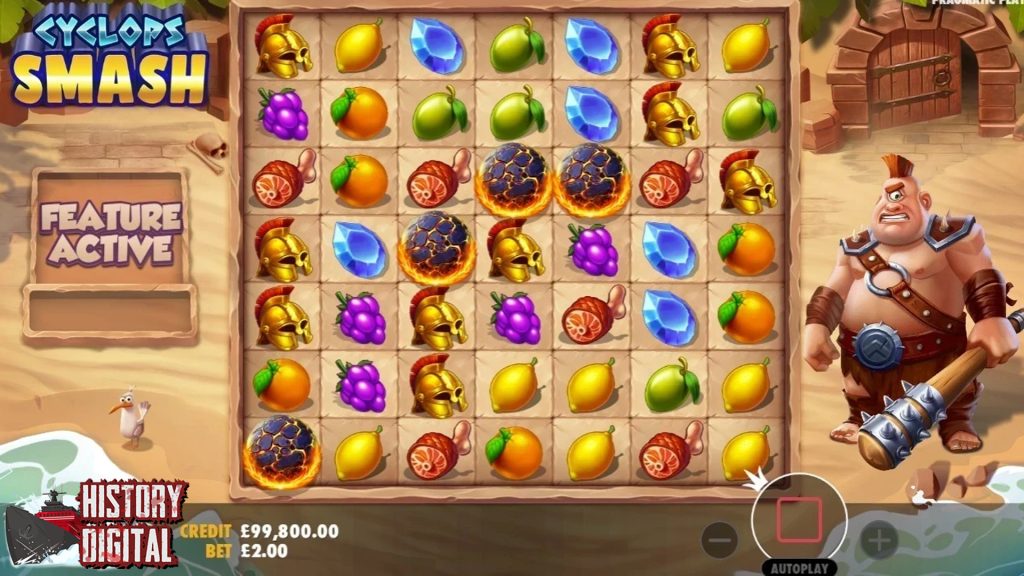 Pola Scatter Cyclops Smash Guncang Meja Slot Online!
