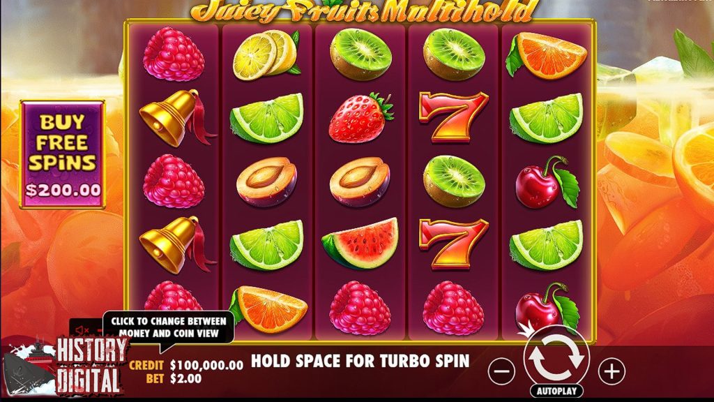 Maksimal dengan Slot RTP Tinggi Juicy Fruits Multihold!