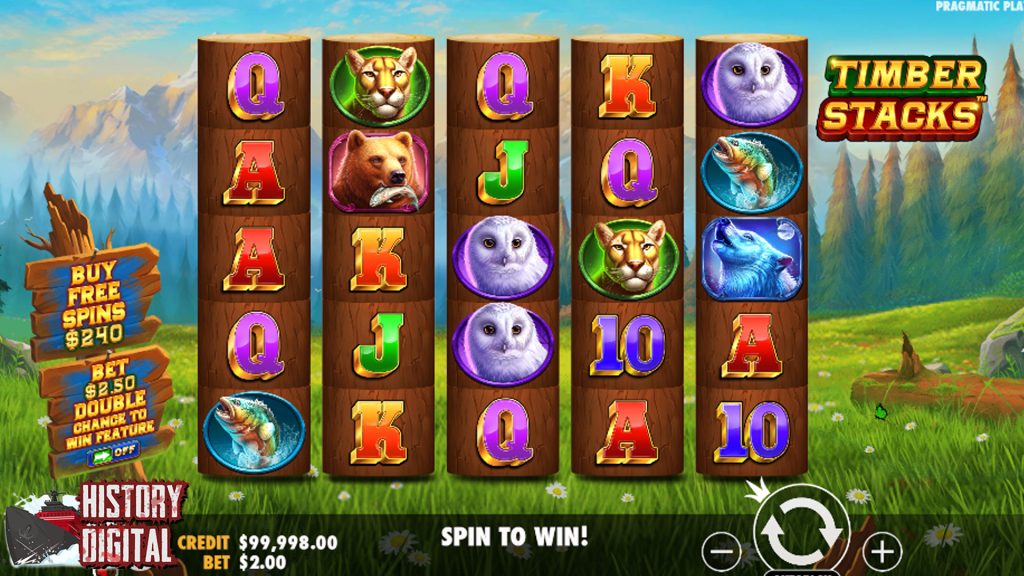 Slot Indonesia Taklukkan Hutan Hadiah di Timber Stacks!
