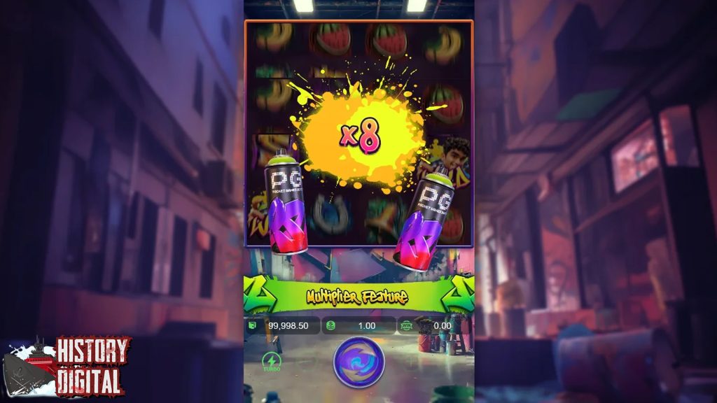 Situ Bandar 4D Slot Graffiti Rush, Cat Liar Pecah di Layar!