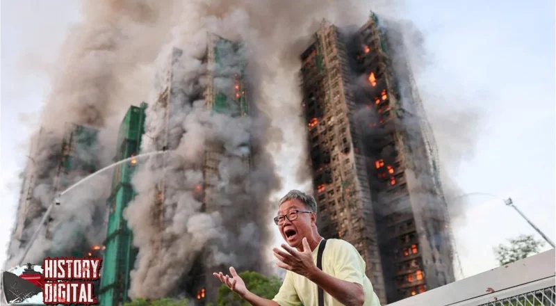 Apartemen Hong Kong Terbakar 200 Orang Jadi Korban