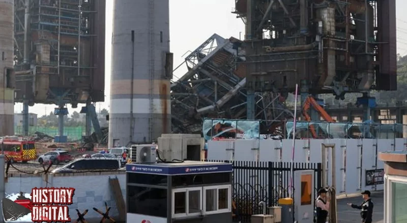 Insiden Menara Runtuh di Korsel, 3 Orang Jadi Korban